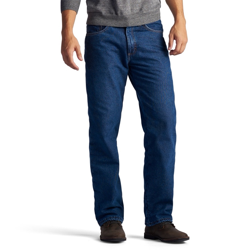 Men’s fleece-lined jeans